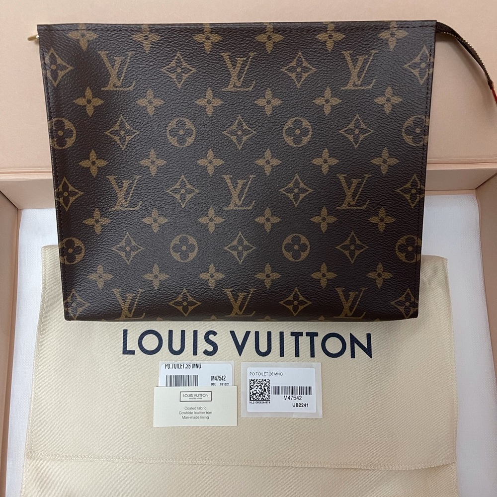 BRAND NEW Louis Vuitton Monogram Toiletry Pouch 26